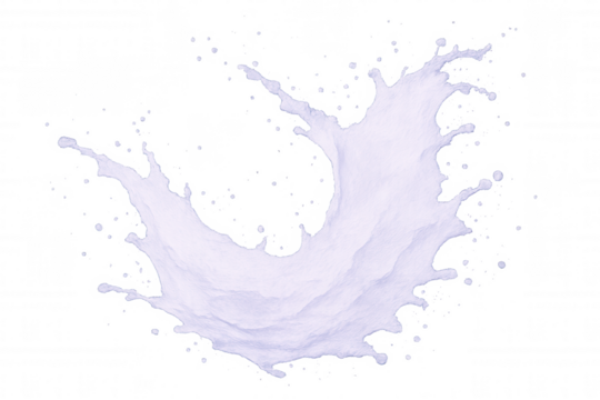 Creamy milk swirling dynamically, splashing with fluid elegance against transparent surface, highlighting liquid movement