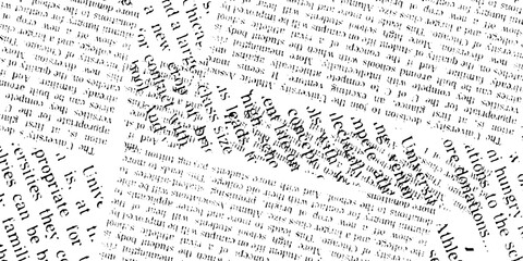 Rough vector background abstract grunge texture old vintage newspaper. Vector white and black newspaper paper grunge pattern old aged texture.	