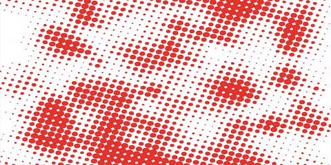 Red halftone abstract background for backdrop or presentation