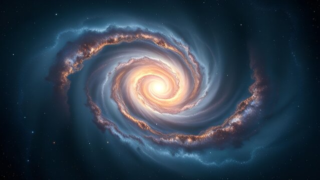 Detailed Spiral Galaxy in Deep Universe