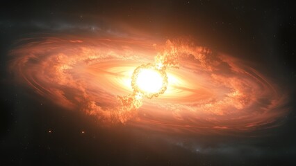 Supernova Explosion in Distant Galaxy