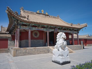 Beizi Temple in Xilihot, Inner Mongolia, China