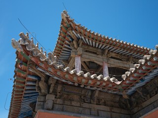 Obraz premium Beizi Temple in Xilihot, Inner Mongolia, China