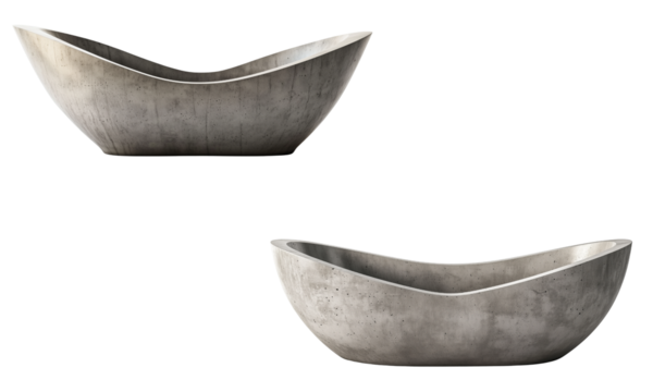 Elegant Modern Decorative Bowls Home Interior Product Display Minimalist Design Top View Contemporary Aesthetics