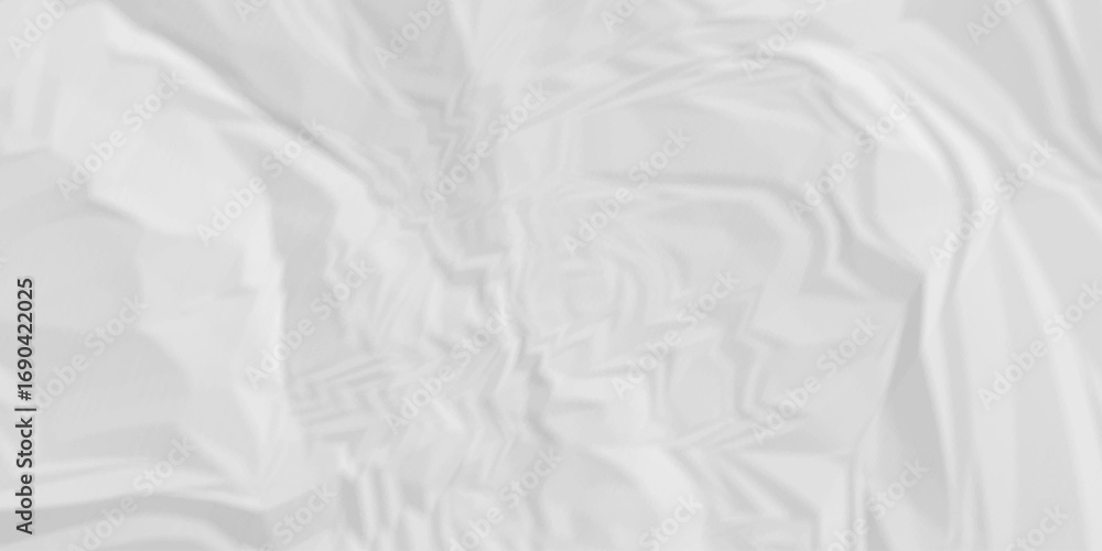 Poster paper texture background, old paper background ripple soft white pattern wave crumple. crushed and c
