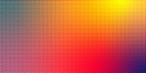 Vibrant Multicolor Halftone Background in Pop Art Style