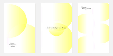 Abstract Gradient Poster Background Vector Set. A minimalist cover template with a bright perspective of a collection of geometric shapes. Perfect design for social media, cover, banner, flyer