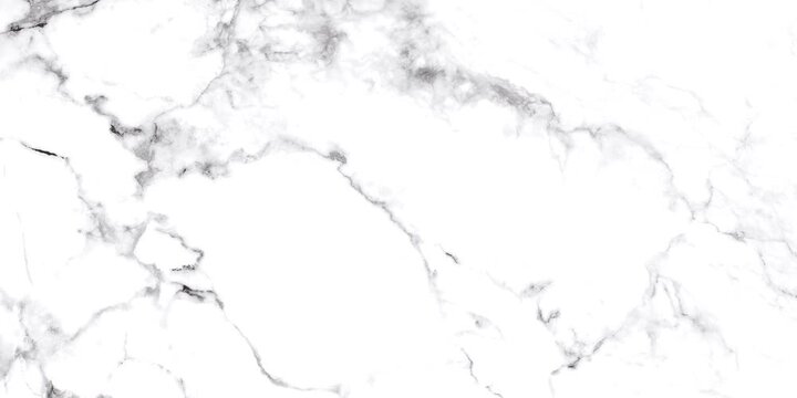 High quality white marble texture with natural grey veins, polished stone pattern background for tiles, countertops, flooring, walls, and interiors