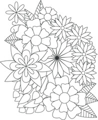 Abstract geometric shapes composition with vibrant colors