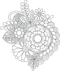 Abstract geometric design with vibrant color palette