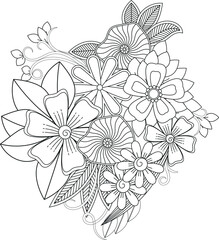 Abstract geometric design with vibrant color palette