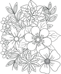 Abstract geometric design with bold colors and text elements