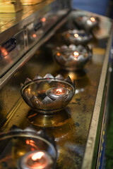 close up of a gas stove