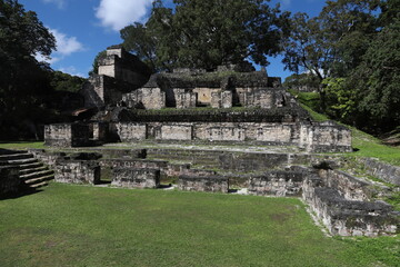 Mayan ruins of Tikal in Guatemala.Archaeological site of the pre-Columbian Maya culture