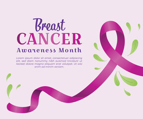 Breast Cancer Awareness Month Poster Promotion