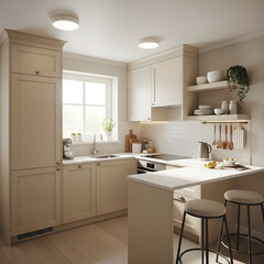 Fototapeta premium modern kitchen interior