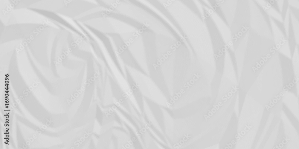 Poster paper texture background, old paper background ripple soft white pattern wave crumple. crushed and c