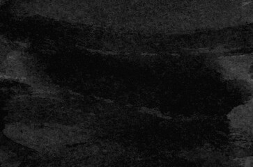 Abstract black watercolor background texture close up