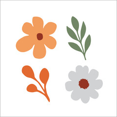 icon of flower and leaf