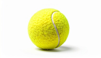 tennis ball isolated on white