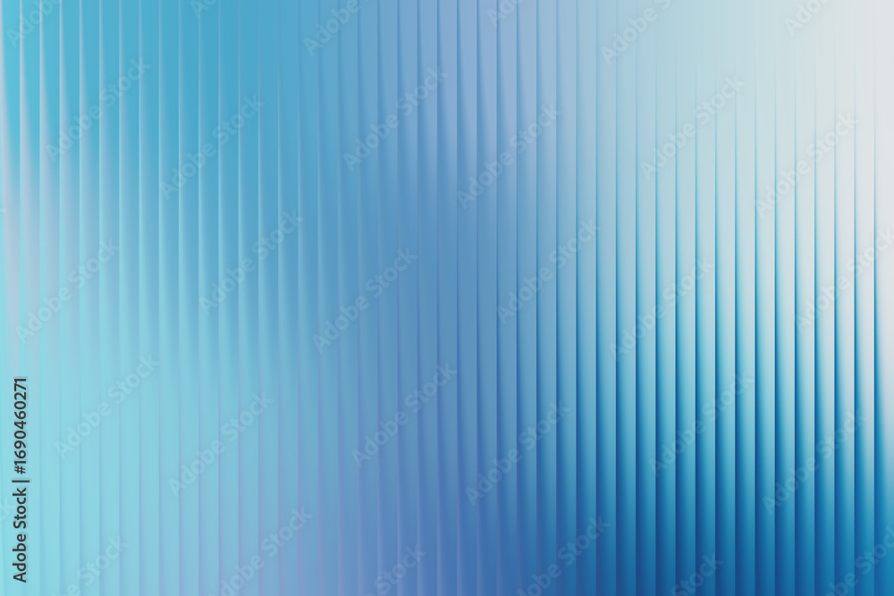 Poster abstract background with vertical blue and cyan lines, soft gradient, and blurred effect, creating a