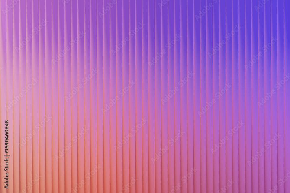 Poster abstract background with vertical ribbed texture in gradient of purple and pink, creating a soft and