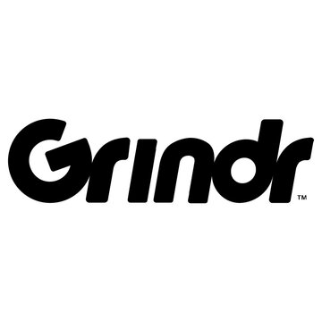 Grindr app icon. Grindr wordmark black logo in PNG, SVG and transparent background. Social networking app for LGBTQ community.