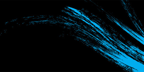 light blue black brush wrap car sticker pattern abstract banner sporty lines light blue black color combination grunge brush pattern, Vector Illustration. © Doa Ibu