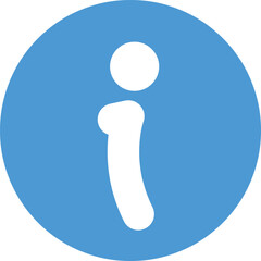 a simple round information icon