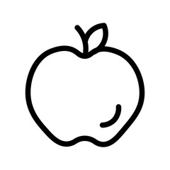 apple line icon