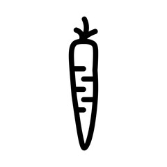 carrot line icon