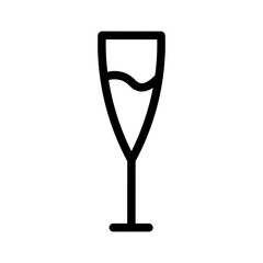cocktail line icon