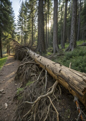 Fototapeta premium forest in the forest