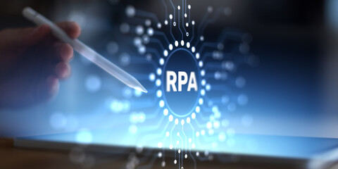 RPA Robotic Process Automation Platform for Business Workflow Optimization.