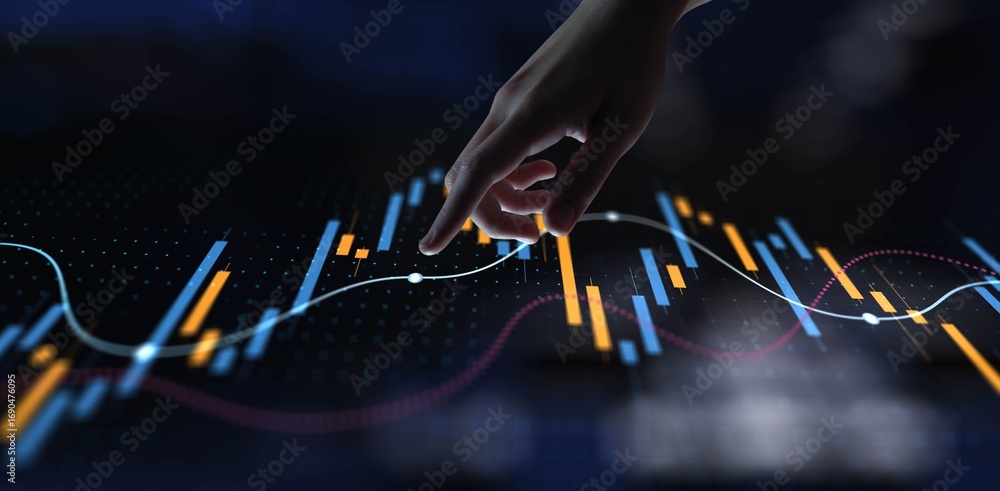 Aufkleber interactive visualization of financial market data for informed decision-making.