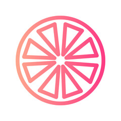 salmon gradient icon