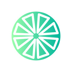 salmon gradient icon