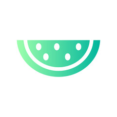 watermelon gradient icon