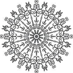 Traditional and Modern Mandala Design