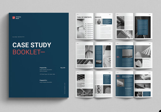 Case Study Booklet Template