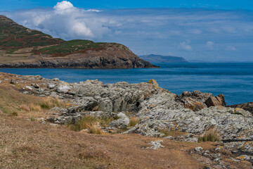 Obraz premium Views around bardsey Island off the Llyn Peninsula North Wales 