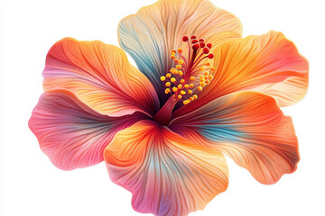 Obraz premium orange lily flower