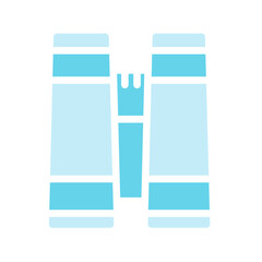binocular duotone icon