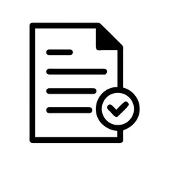 vector illustration of a document icon