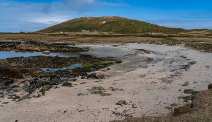 Views around bardsey Island off the Llyn Peninsula North Wales 