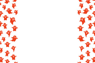 Trick Haunted Ghosts Border Background