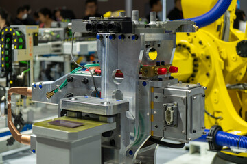 Welding robot mechanical structure display