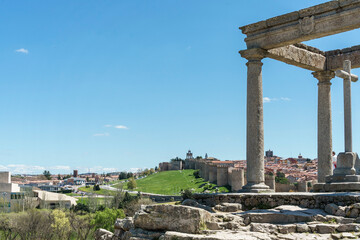 Panorramica de las Murallas de la ciudad de Avila