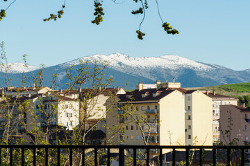 Vistas de la sierra desde Segovia