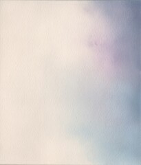 A blurry, light blue and purple background with a white background